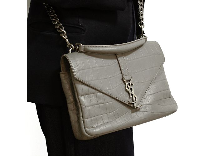 Borsa Collège Yves Saint Laurent Grigio - vista 9