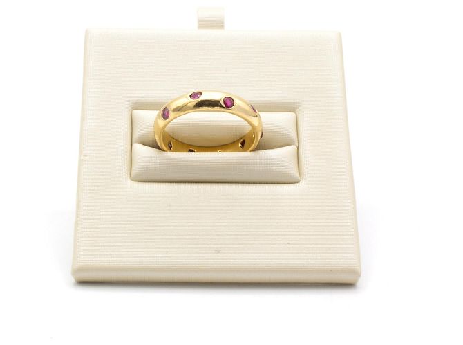 Tiffany & Co Etoile Rubis Ring aus 18K Gelbgold Größe 48 Golden - Ansicht 4