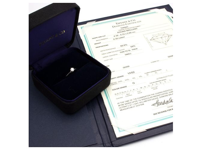 Verlobungsring von Tiffany & Co. Silber - Ansicht 5