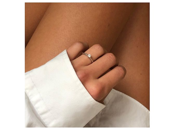 Verlobungsring von Tiffany & Co. Silber - Ansicht 7