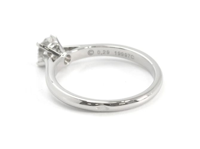 Cartier Solitaire 1895 Ring. Silber - Ansicht 2