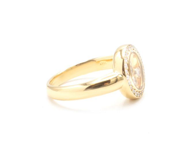 Anillo Chopard "Happy Diamonds". Dorado - vista 5