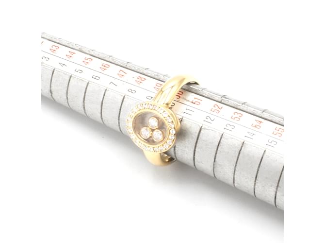 Anillo Chopard "Happy Diamonds". Dorado - vista 6