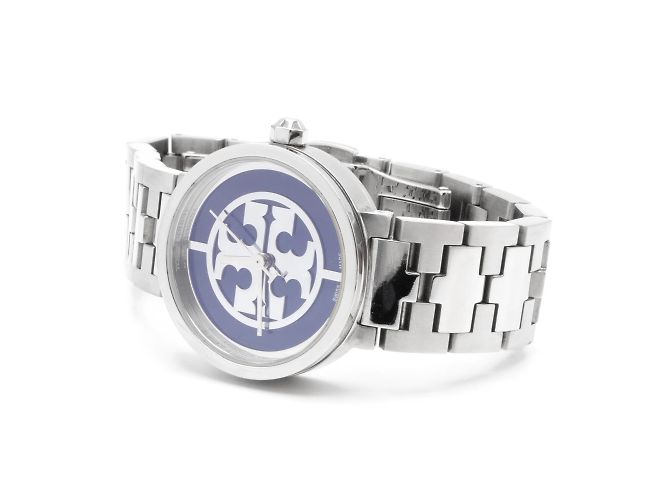 Relógio Tory Burch Reva em aço azul e prata - vista 2