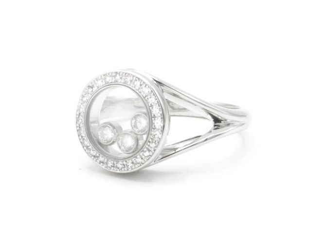 Anello "Happy Diamonds" di Chopard. Argento - vista 2
