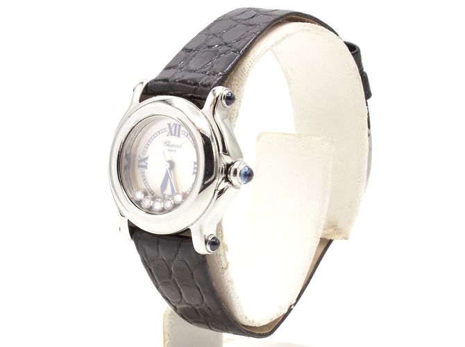 Chopard Happy Sport Uhr aus Stahl. Silber - Ansicht 2