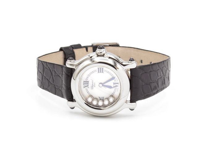 Chopard Happy Sport Uhr aus Stahl. Silber - Ansicht 3