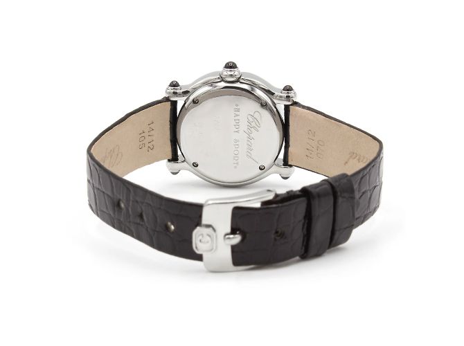 Chopard Happy Sport Uhr aus Stahl. Silber - Ansicht 4