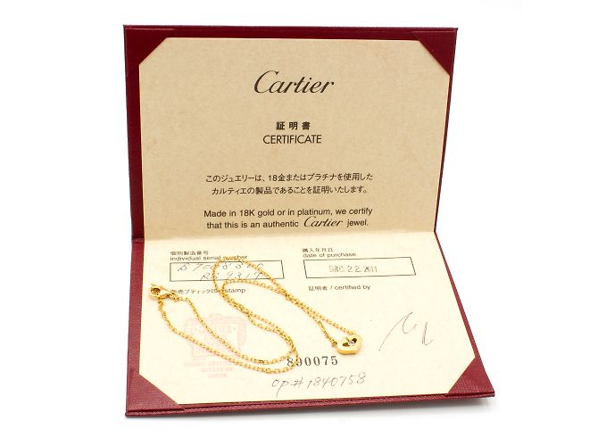 Collana Cuore Cartier. D'oro - vista 4