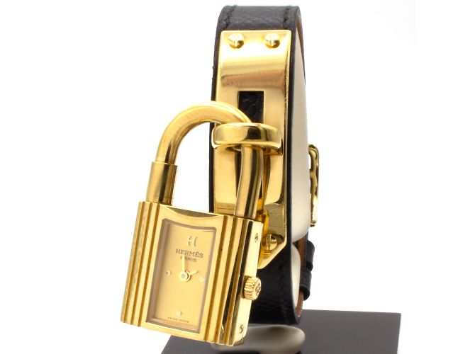 Relógio Kelly da Hermès. Dourado - vista 2