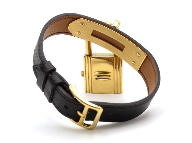 Relógio Kelly da Hermès. Dourado - vista 4