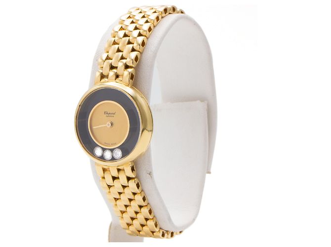 Chopard-Uhr, Happy Diamonds-Kollektion. Golden - Ansicht 2