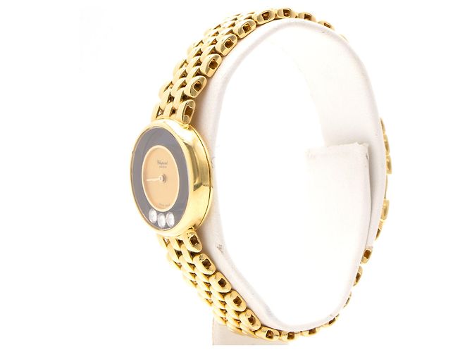 Chopard-Uhr, Happy Diamonds-Kollektion. Golden - Ansicht 3