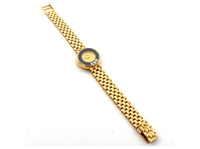 Chopard-Uhr, Happy Diamonds-Kollektion. Golden - Ansicht 8
