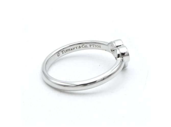 Tiffany & Co Sentimental Heart Ring Platin Diamanten Größe 51 Silber - Ansicht 2