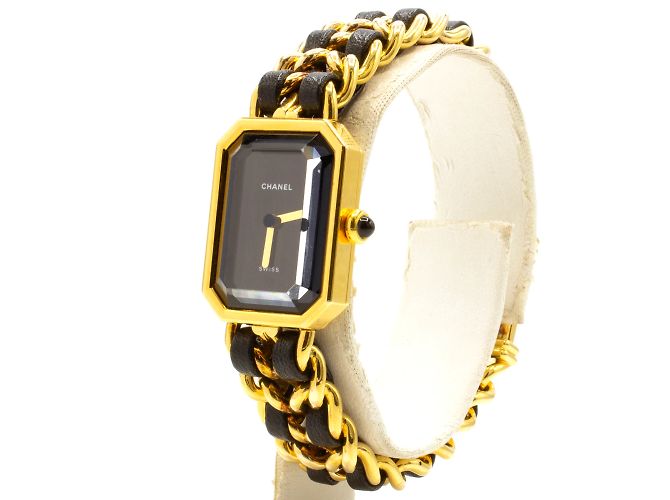 Sehr elegante Première-Uhr von Chanel. Golden - Ansicht 2