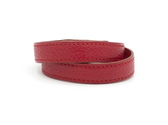 Hermoso brazalete Hermès Kelly Double Tour. Roja - vista 4