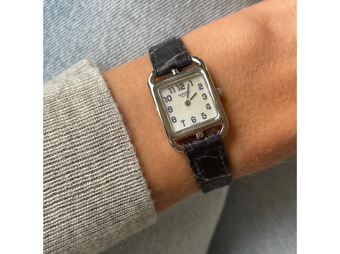 Reloj Hermès Cape Cod (modelo CC1.190). Plata - vista 2
