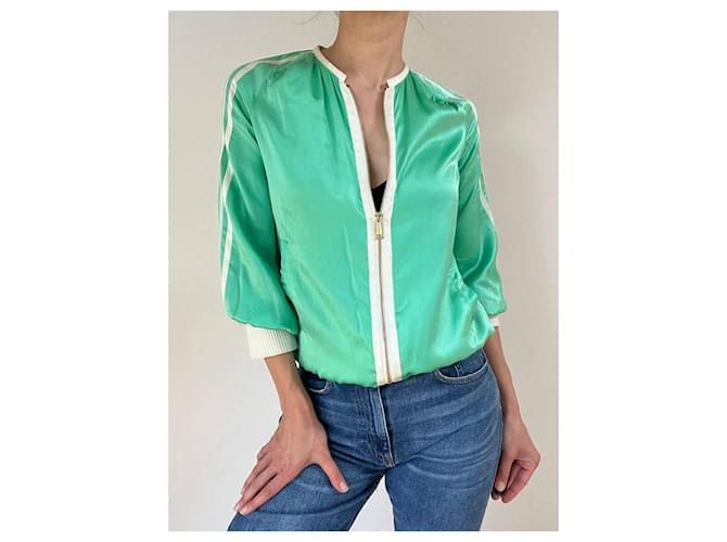 Diesel Bomber de seda Dsquared2 Verde claro - vista 12