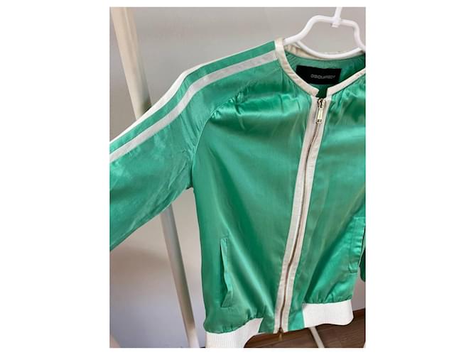 Diesel Bomber de seda Dsquared2 Verde claro - vista 3