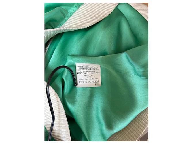 Diesel Bomber de seda Dsquared2 Verde claro - vista 7