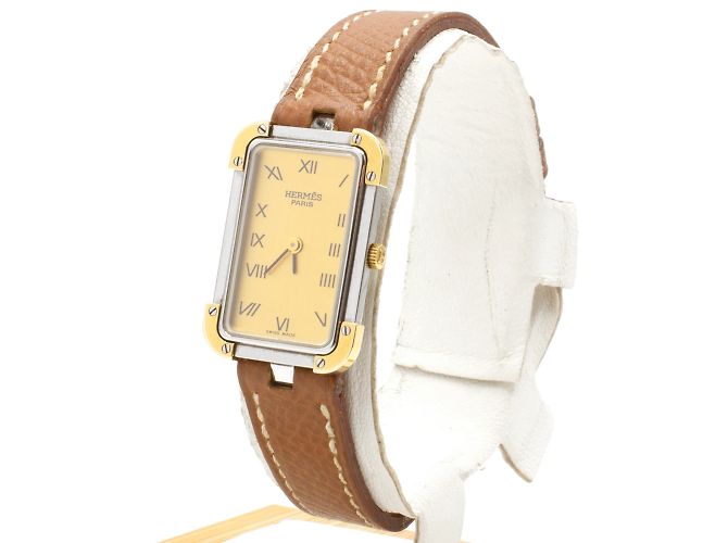 "Croisière" Uhr von Hermès. Golden - Ansicht 2