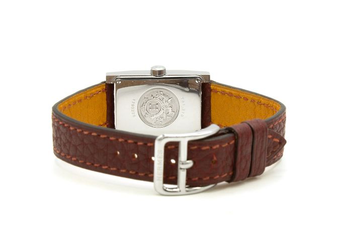 Relógio de pulso Hermès Tandem em aço Prata - vista 4