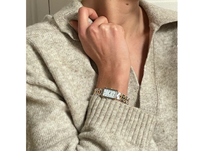 Reloj "Croisière" de Hermès Plata - vista 3