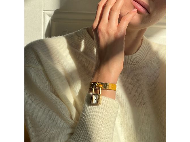 Orologio Kelly di Hermès D'oro - vista 2