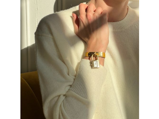 Orologio Kelly di Hermès D'oro - vista 6