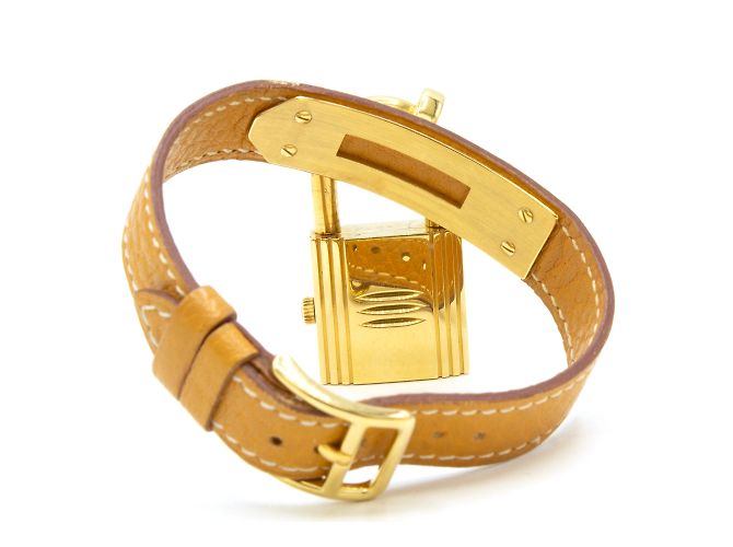 Kelly-Uhr von Hermès Golden - Ansicht 7
