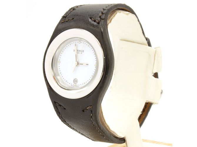 Harnais Uhr (HA1.210) von Hermès Silber - Ansicht 2