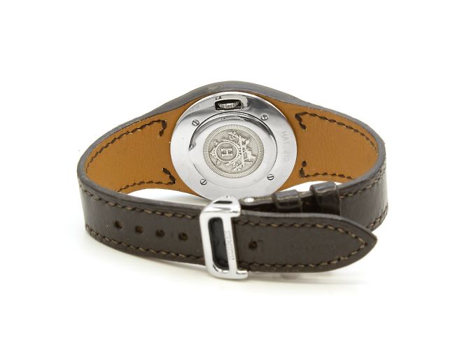 Harnais Uhr (HA1.210) von Hermès Silber - Ansicht 4