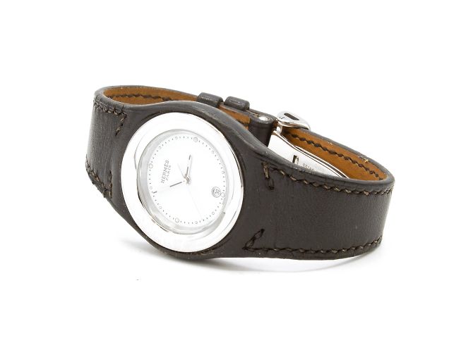 Harnais Uhr (HA1.210) von Hermès Silber - Ansicht 5