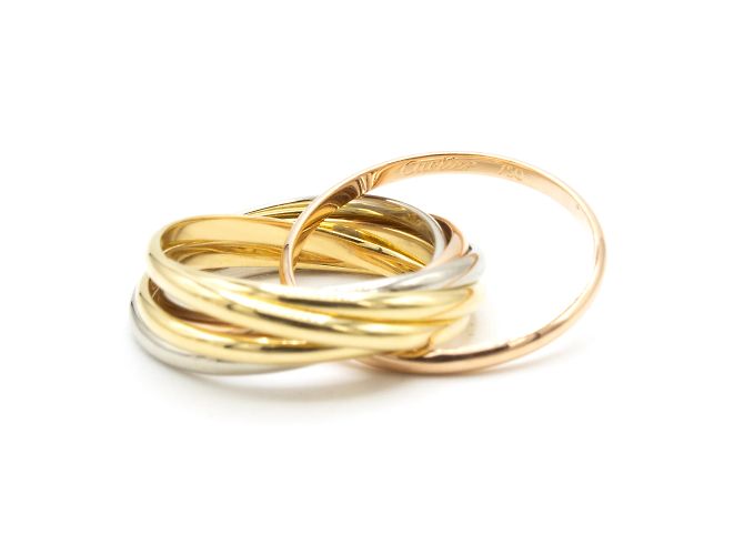 Anello Trinity Cartier in oro giallo D'oro - vista 3