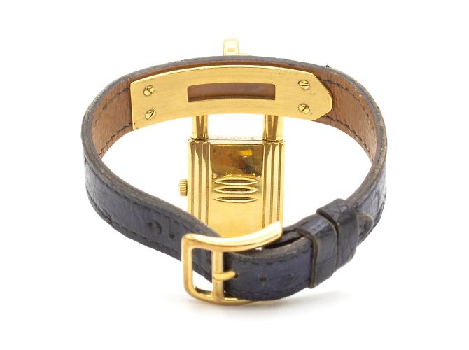 Kelly-Uhr von Hermès. Golden - Ansicht 4