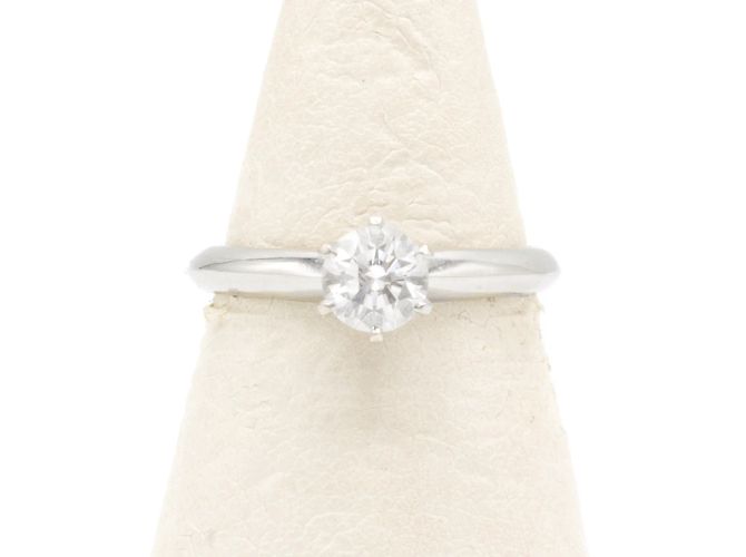 anillo de compromiso de Tiffany & Co. Plata - vista 2