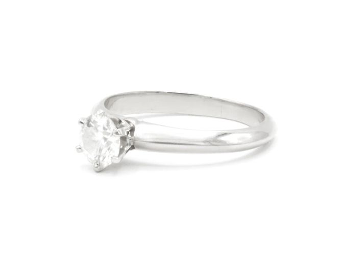 anillo de compromiso de Tiffany & Co. Plata - vista 3