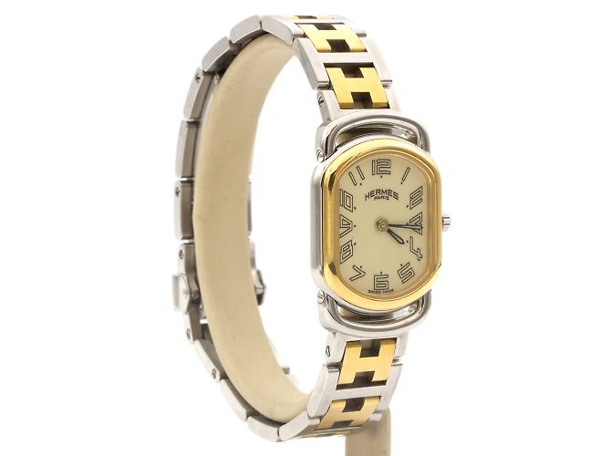 Hermès Rallye Uhr (RA1.220). Golden - Ansicht 4