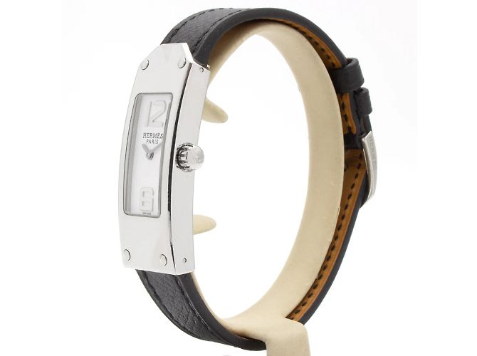 Hermès Kelly II Modell Uhr. Silber - Ansicht 3