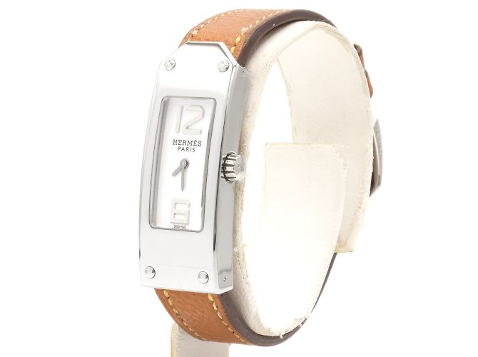 Hermès Kelly II Modell Uhr. Silber - Ansicht 2