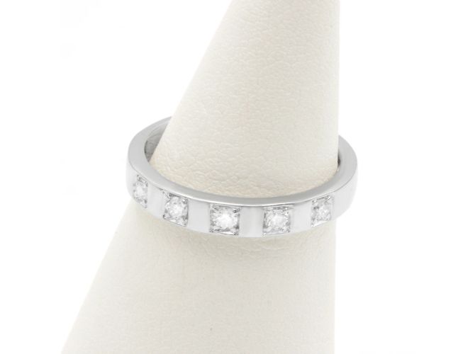 Bulgari MarryMe ring in platinum and diamonds size 48 Silvery - view 5