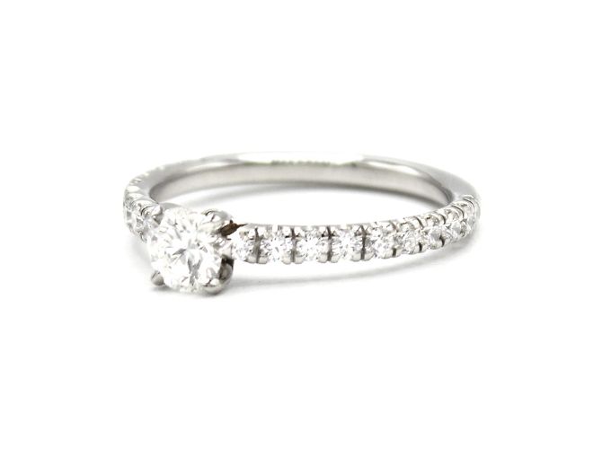 Cartier-Ring, Modell "Solitaire". Silber - Ansicht 2
