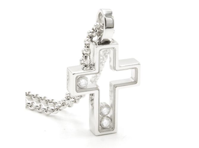 Colar Happy Diamonds da Chopard. Prata - vista 4