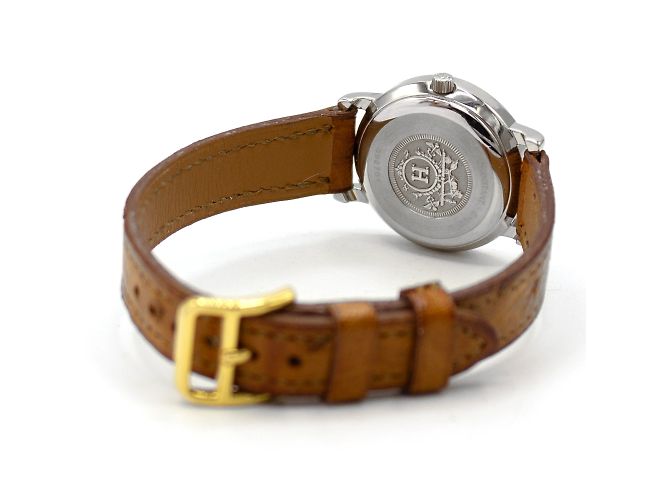 Sellier-Uhr von Hermès. Golden - Ansicht 5
