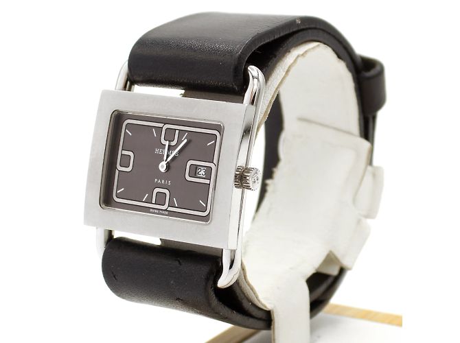 Sehr schöne und originelle Hermès-Uhr. Schwarz - Ansicht 2