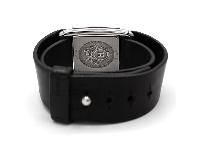 Sehr schöne und originelle Hermès-Uhr. Schwarz - Ansicht 5
