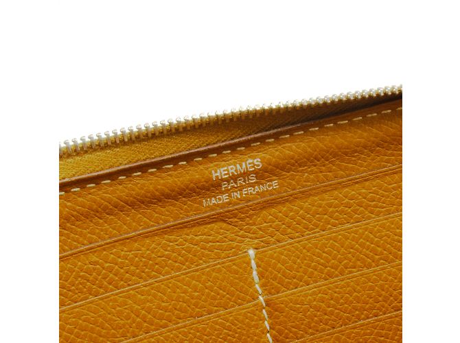 Cartera Hermès Azap de piel Epsom marrón Castaño - vista 7