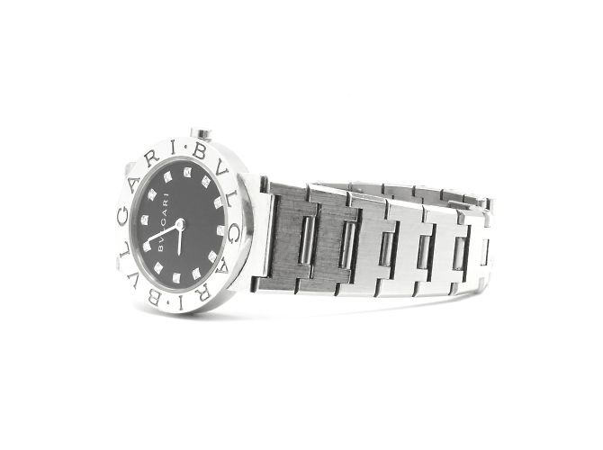 Bulgari-Uhr, Modell "Tubogas". Silber - Ansicht 2