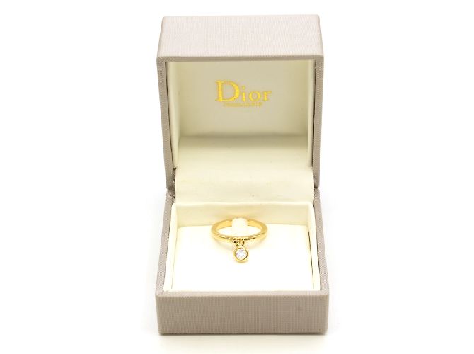 Coquines-Ring von Christian Dior. Golden - Ansicht 2